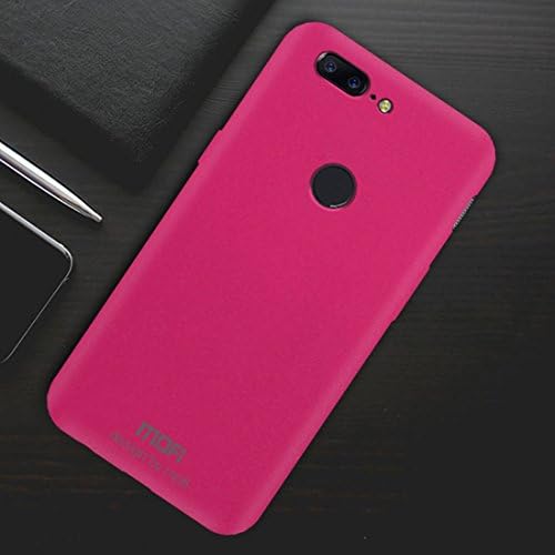 HUILIAN Mobile Phone Cases &amp; Covers, MOFI OnePlus 5T Ultra-thin TPU Soft Frosted Protective Back Cover Case (Color : Pink)