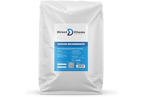 DIRECTCHEMS Sodium Bicarbonate Pure Baking Soda 25KG | Only Natural Product on Market | Cleaning, Gardening | Soil Association Approved | No Aluminium