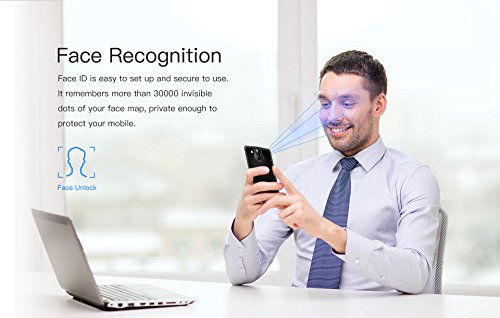 OUKITEL K10 - 6,0 Zoll FHD + (18: 9 alle Bildschirm) Android 4G Smartphone, 11000mAh Akku & 5V / 5A Schnellladung, Octa Core 2.0GHz 6GB + 64GB, Quad-Kamera, Gesichtserkennung - Schwarz