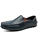 Produktbild 2019 Summer Breathable Genuine Leather Men Shoes Loafers Male Moccasins Flats Casual Boat Driver Soft Footwear Driving 20139 Blue 44