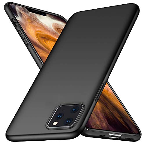 TopACE Coque pour iPhone 11 Pro Max 6.5 Anti Choc Anti Rayure Coque Mat Ultra Fine Slim Dure Etui de Protection pour Apple iPhone 11 Pro Max 2019 Noir