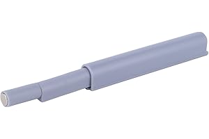 SPACNANA Türriegeldämpfer, Schubladendämpfer, Magnetische Druckriegel, Türdämpfer, Küchenschrank, Tür, Schublade, Haushaltsbedarf, Kunststoffmaterial, Möbelpolster (Grau, kleine Größe)