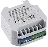 Einfaches Schalten und Steuern Ihrer Rolläden und Janousien. Max. 500W motorische Last.