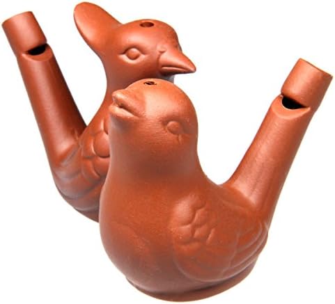 Terravento Clay Water 12 Warbling Bird Whistle (Pack of 12)