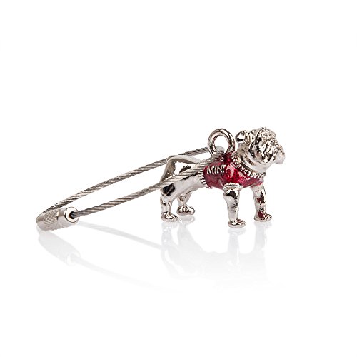 Llavero Bulldog, Bulldog, Rojo, racefoxx