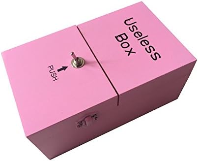 LittleDi Useless box Useless Wooden Box Creative Birthday Gift New Strange Toy Also Suitable for Adults