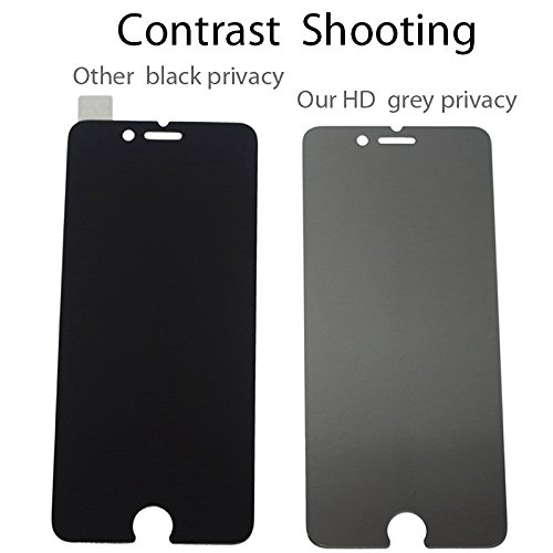 COFENDÂ® iPhone 6 Plus iPhone 6s Plus Anti-spy Privacy Tempered Glass
Screen Protector, NO Visual Interference (NOT Black) Water
Resistant,Smooth, Ultra-thin 2 Way 180Â°Privacy GlassGuard