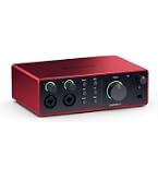 Focusrite Scarlett 4i4 3rd Gen USB Audio Interface for Recording