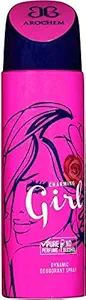 Arochem Charming Girl, 200ml Alcohol-Free Deo, Apparel Unisex Body Spray Long Lasting Effect