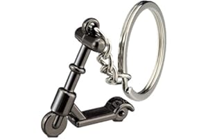 Freedale Metal Escooter Kick Scooter Keyring Keychain Keyfob (Black Scooter)