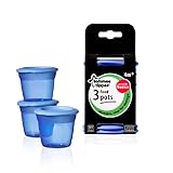 Tommee Tippee Essential Basics Food Pots x 3 - Boy 3 per pack