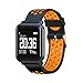 Produktbild SN60 Smart Watch Armband Herzfrequenz Blutdruckmessgerät Smart Armband Multi-Sport-Modus Wasserdichte Schwimmen Smart Band,Orange