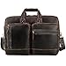 Produktbild WFF Europäische und amerikanische Leder-Aktentasche für Männer, 17-Zoll-Laptop-Tasche mit großem Fassungsvermögen, Crazy Horse-Leder-Schultertasche,1,cm