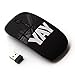 Produktbild KOOLmouse [ Optische 2.4G kabellos Maus ] [ Black White Yay Text Letters Cool ]