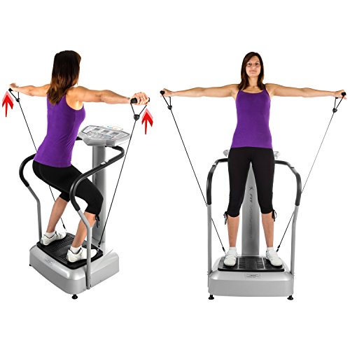 MOVIT® – Vitality Fit Vibration 2.0, Vibrationsplatte, BMI Messung, inkl. 2 Fitnessbänder, 4 Programme - 3