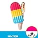 Produktbild Aufblasbare Matratze Popsicle Pool Float Schwimmen Ring Für Erwachsene Kinder Sommer Wasser Spaß Spielzeug Luft Matratze Boot Insel Bett 180CM,withElectricpump
