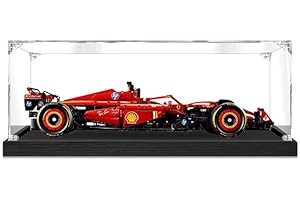 KEKEDUO Vitrine Acrylique pour 42207 F1 Ferrari SF-24, Transparent Display Case Anti-Poussière Boîte