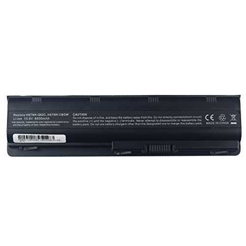 Topnma® Ultra Hochleistung Notebook Laptop Batterie Li-ion 9-cell Akku for Hp G42 G56 G62 G72 G4 G6 G7 HP Pavilion DM4 DM4-1001TU DM4-1002TX DM4-1100 DV3-4000 DV5-2050CA DV5-2000 DV6-3000 DV6-6000 ;HP Compaq Presario CQ32 CQ42 CQ43 CQ56 CQ62 Fits Mu06 Mu09 593553-001 593554-001 [10.8v 6600mah] - 4