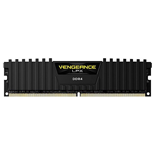 Corsair Vengeance LPX - Módulo de Memoria XMP 2.0 de Alto Rendimiento de 16 GB (1 x 16 GB, DDR4, 2666 MHz, C16) Color Negro