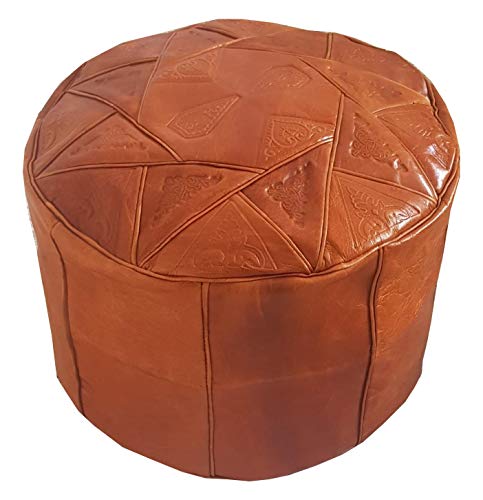Hocker QX IAIZI Fußbank gepolstert Leder Ottoman Luxus Square Pouf
