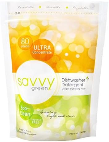 Savvy Green Dishwashing Powder 80 Washes 1100g