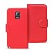 Produktbild Samsung Galaxy Note 4 Bookstyle Hülle, Conie Mobile PU Leder Schutzhülle Handytasche Bookcase Tasche Premium Klapphülle in Rot