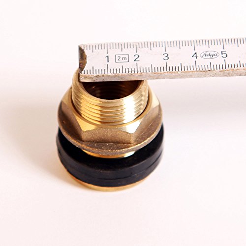 Regentonnenverschraubung Faßverschraubung mit 1/2″ Aufnahme für Zapfhahn (Faß01) - 6