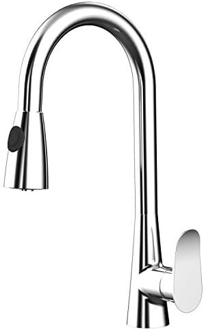 AWA - Sherlock - Sink Single Lever tap Mixer with Pull-Down spayer - Chrome