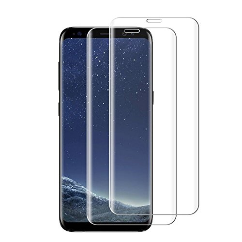 Preisvergleich Produktbild Samsung Galaxy S8 Plus Panzerglas Displayschutzfolie (transparent). Samsung S8 Plus Schutzfolie 3D Touch Kompatibel Displayschutzfolie 9H Härtegrad Panzerglasfolie für Galaxy S8 Plus.[2 Stück]