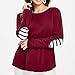 Produktbild Hanomes Damen pullover, Mode Frauen Langarm Verband Striped Patchwork T-Shirts Sexy Blusen