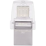 Kingston DataTraveler 64 GB Micro Duo Type C USB 3.1 Gen 1/USB 3.0 Flash Drive