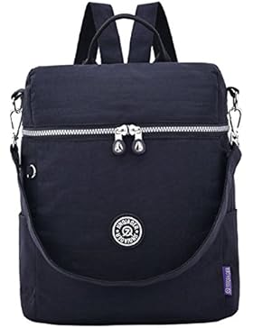 Travistar Damen Rucksack Nylon Wasserdicht Schultertaschen Handtasche - Damen Multifunktionsbeutel für Arbeit...