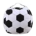 Produktbild THEE Spielzeug Aufbewharungstasche Streife Sitzsack Aufbewahrung Beutel Lagerung (38 inch, Fußball)