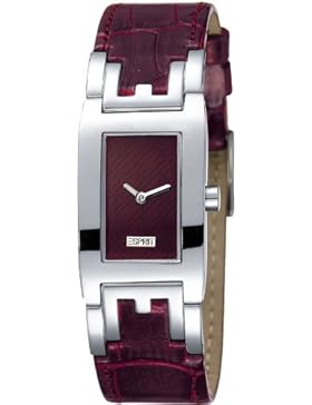 Esprit Damen-Armbanduhr Pure E-Ffect Double Brown Analog Leder ES302242025