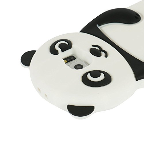 Hcheg funda de silicona dise  o negro panda para Samsung Galaxy S7 - Un dise  o elegante y una protecci  n   ptima  1XProtector de pantalla