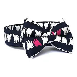 That Dog In Tuxedo Dogs Day Out Dog Bow Tie Bowtie (Black, M)