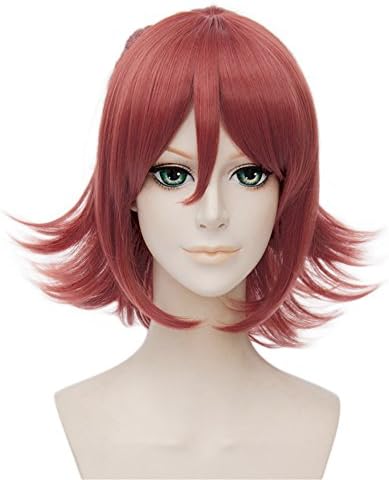 LanTing Cosplay Wig MACROSS DELTA Kaname Buccaneer Red 2Clips Cosplay Party Fashion Anime Human Costume Full wigs Synthetic Haar Heat Resistant Fiber