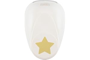 Vaessen Creative Perforatrice Stella, Maxi, L, Grande Fustellatrice per Carta, per Progetti Fai da te, DIY Scrapbooking e Creazione di Biglietti