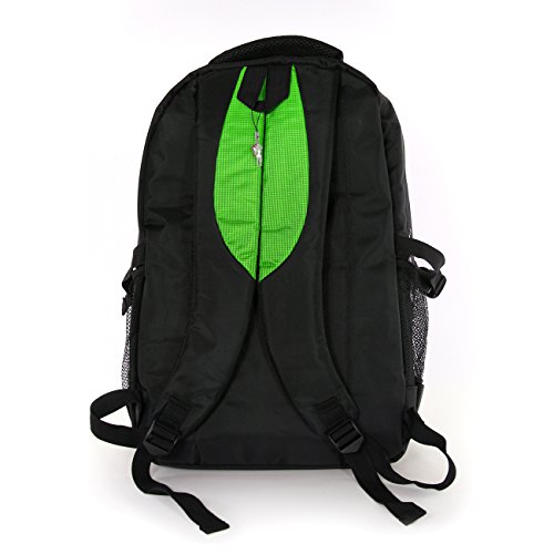 Laptoprucksack schwarz, grün Synthetik Rucksack Tabletfach Bag Street OTJ605G - 3