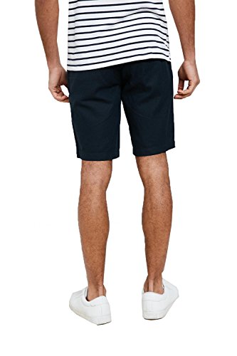 Herren Leinen Chino Shorts Threadbare Knielang Halbe Hose Freizeit Sommer Mode - 3