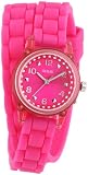 Guess Damen-Armbanduhr XS Analog Quarz Silikon W65023L3