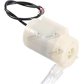 Mini Su Pompası 1 Adet Mikro Dalgı&ccedil; Pompa Solonoid Su Pompası DC 3-5 Volt K&uuml;&ccedil;&uuml;k Akvaryum Motoru 100l/h