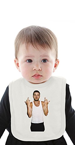 Justin Timberlake - Fuck You Organic Baby Bib With Ties Medium