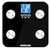 Produktbild GoWISE USA Body Fat Scale with FDA approved- Measures Weight, Body Fat, Water, & Bone Mass 400 Lbs Capacity Tempered Glass (Black)