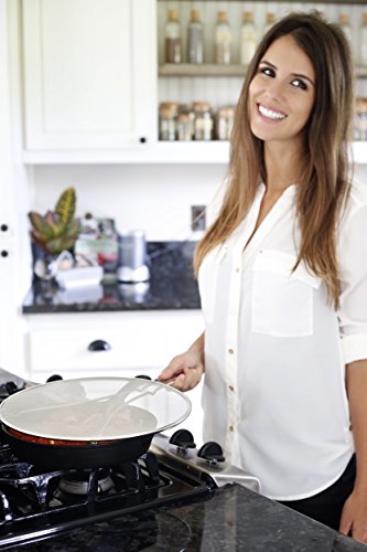 Extrem engmaschiges Spritzschutzsieb aus Edelstahl mit Standfüßen von LiveFresh – Ein erstklassiger Fettschutz, der auf jeden Topf oder jede Pfanne passt und Spritzen verhindert, 33 cm Durchmesser - 9