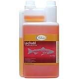 Makana Lachsöl für Tiere, 100% rein, 1000 ml Dosierflasche (1 x 1 l)
