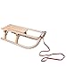 Produktbild ScSPORTS 80 cm Schlitten Davos mit Ziehgurt Holzschlitten Rodel