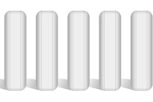 stonylab Barra di Agitazione, Ancorette Magnetiche Rivestite in PTFE da 30 mm Mixer Bianco per Agitatori, 5 Pacchetti