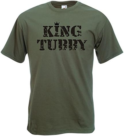 tshirtboxKing Tubby T-Shirt - Dub Reggae Legend (XL) Army Green