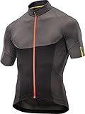  Mavic Ksyrium Pro Fahrrad Trikot kurz grau/schwarz 2017: Größe: L (50/52)